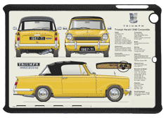 Triumph Herald 13/60 Convertible 1967-71 Small Tablet Covers